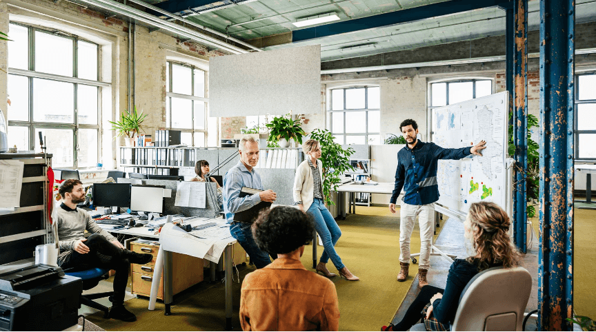 Organize your project team with a meeting. 